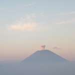 Bromo san from far away